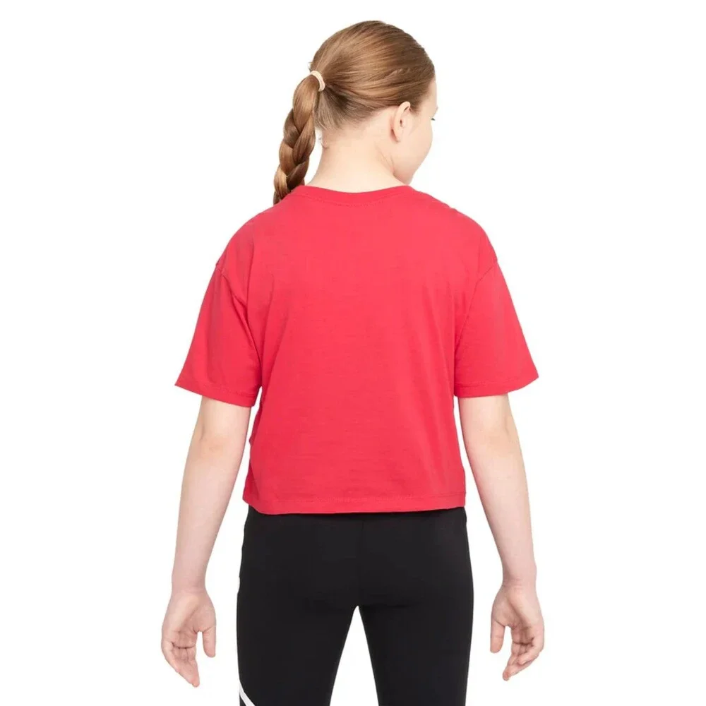 Jordan Jumpman T-Shirt Girls Medium Red Graphic Short Sleeve Activewear FROG577